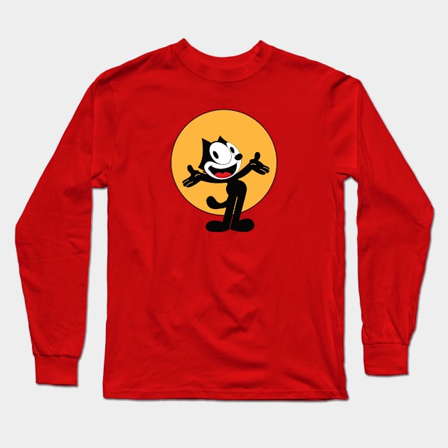 Introducing Felix the Cat Long Sleeve T-Shirt by Red Ridge Designs